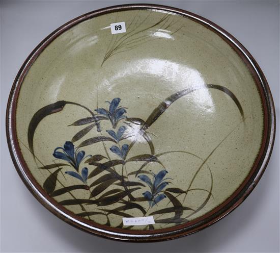A large pottery charger